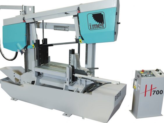 IMET H 700 Semiautomatic twin column bandsaw